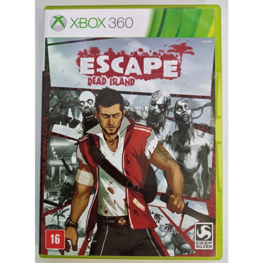 JOGO ESCAPE DEAD ISLAND ORIGINAL XBOX 360 MIDIA FISICA CD.