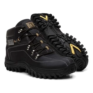 Bota Coturno Caterpillar Masculina Super Leve Impermeável de Ajuste Fácil