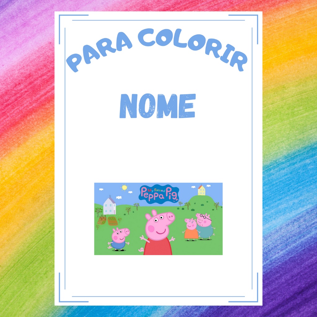 Imprimir o George Pig para colorir Colorir e Pintar!