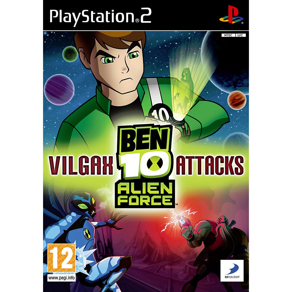 Ben 10 Alien Force Vilgax Attacks jogo playstation ps2