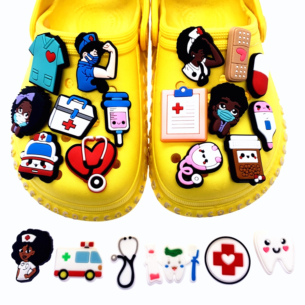 Jibbitz Crocs Kit/botons Para Croc Enfermagem/Estetoscópio/Médica ...