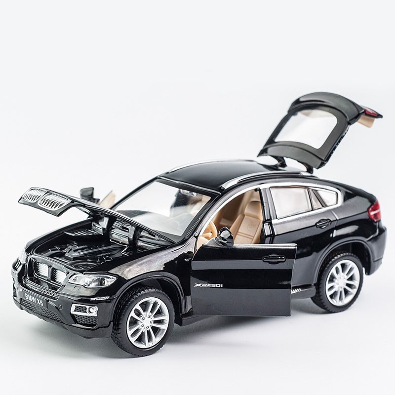 1 : 32 Modelo De Carro De Aço Fundido Com Som (BMW X6)