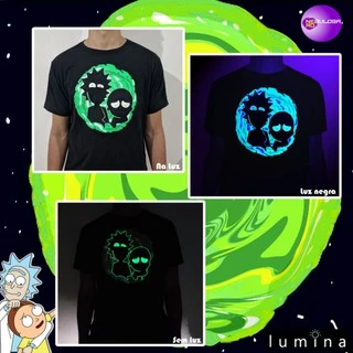 Camisa Rick and Morty (BRILHA NO ESCURO)