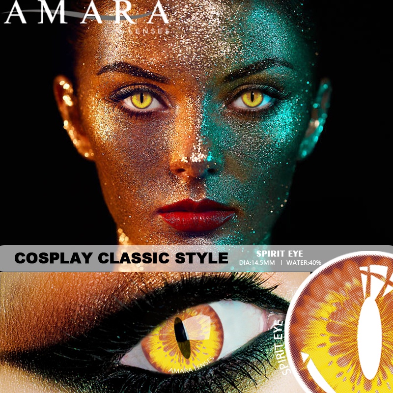 AMARA LENSES 2 pcs role-playing lentes de contato coloridas Lentes de ...