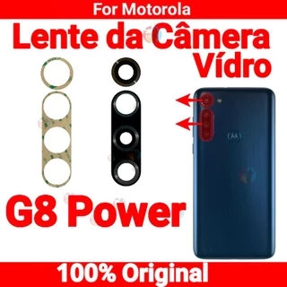 Lente Vidro Camera Traseira Motorola Moto G8 Power Original
