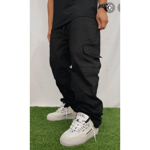 Skate CalÃ§a Larga Com Bolso Lateral Calça Cargo Masculina Premium