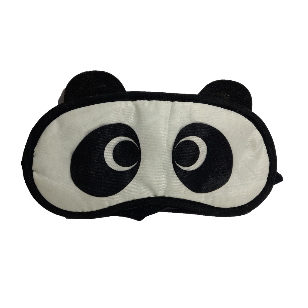 LALAFINA 2 Unidades Venda De Panda Tapa Olho Para Dormir Rosto Adormecido  Olho Para Adulto Capa De Dormir Olho De Seda Para Dormir Material De  Poliéster Filho Desenho Animado Sombra