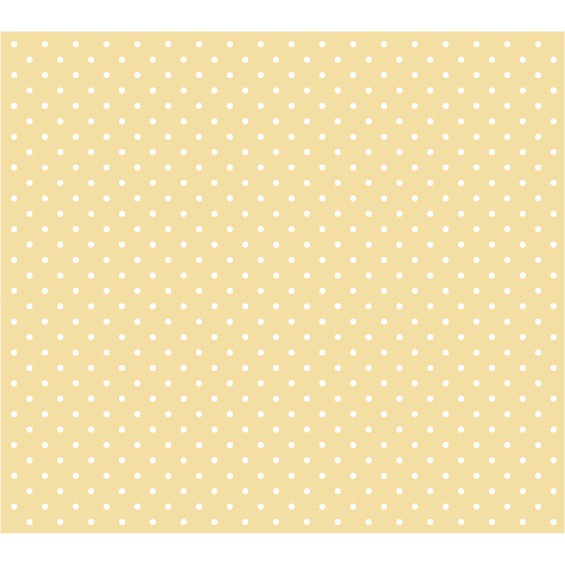 Tecido Tricoline Poá Bola Média Fundo Amarelo Bebê (5 mm)- Peripan - 50 x  150 cm - Artesanalle Tecidos
