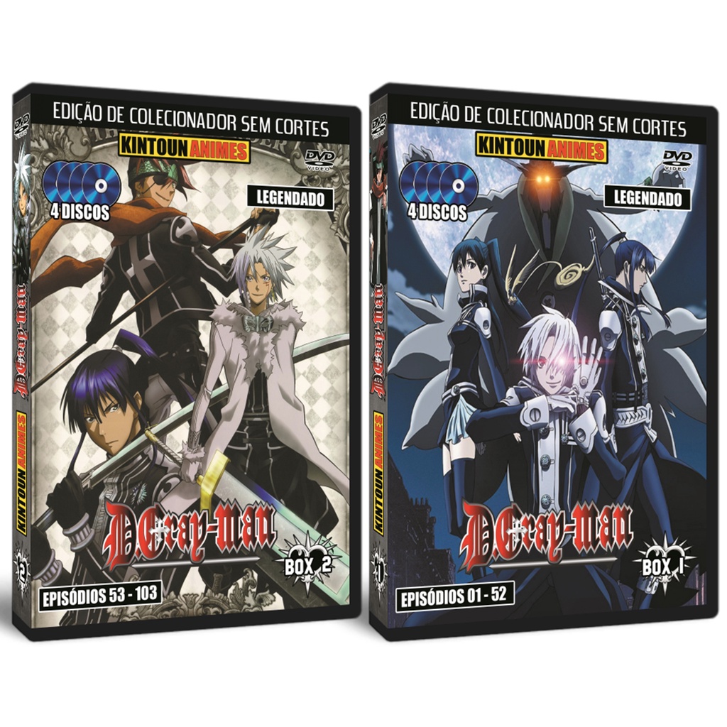 匿名配送　D.Gray-man DVD 全巻セット Anime D.gray-man Série Completa Em Dvd | Shopee Brasil