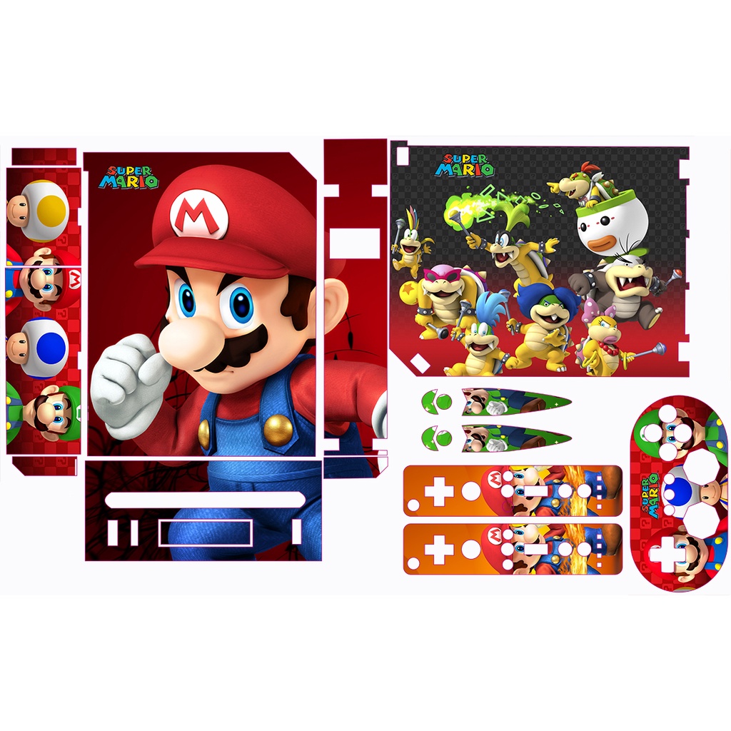 Skin Adesiva Nintendo Wii Super Mario Bros Escorrega O Preço 6748