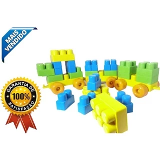 blocos de montar 103 peças grande gigante