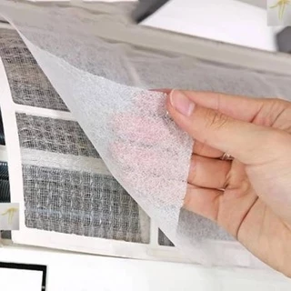 2Pcs Papéis De Filtro De Ar Condicionado Saída De Vento Tampa De Proteção À Prova De Pó Tela Rede Auto-Adesão