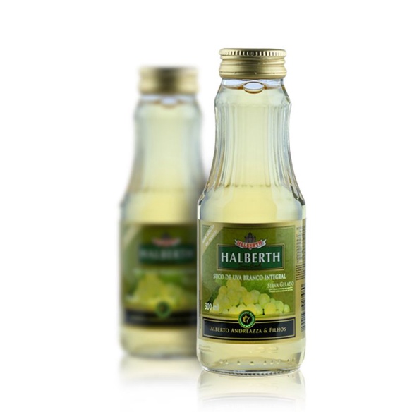 Mini Suco Integral de Uva Branca Halberth 300ml | Shopee Brasil