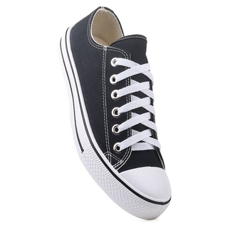 Tênis preto All Star tradicional sola preta cano baixo em Promoção na  Shopee Brasil 2023