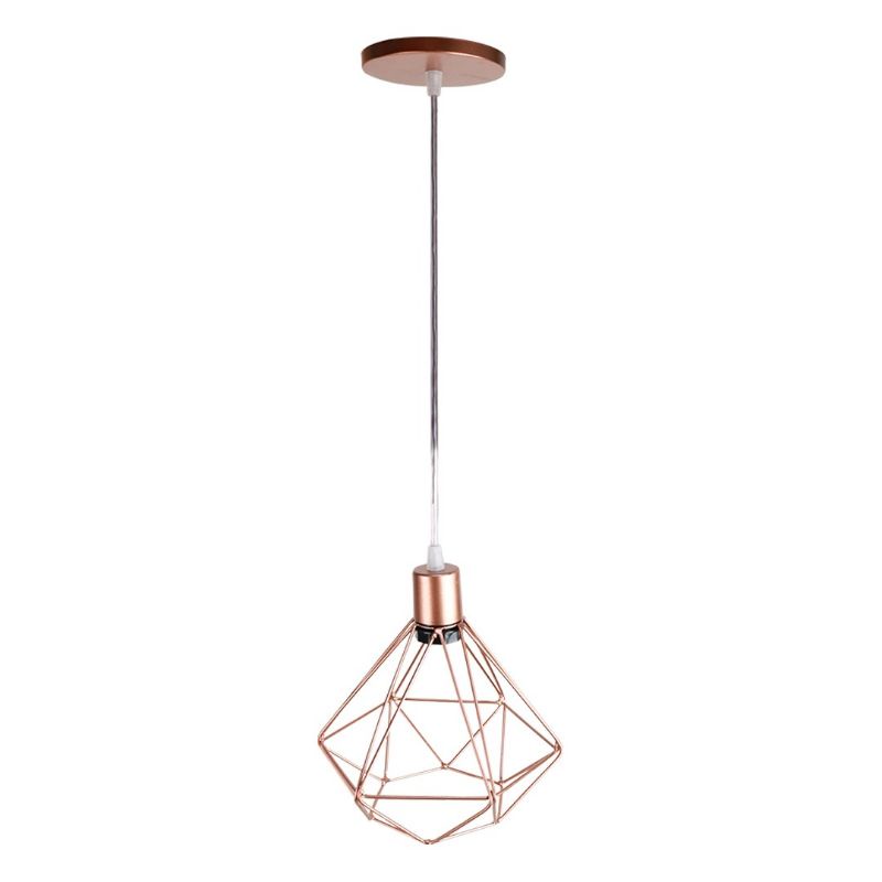 pendente luminária diamante