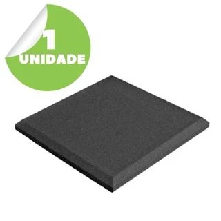 Espuma Acústica Lisa 1un 50x50cm Peça com Chanfrons Laterais