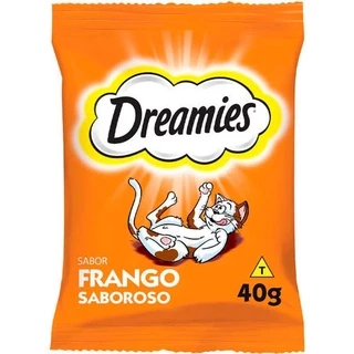 Petisco Dreamies Gatos Adultos Frango 40g em Oferta na Shopee