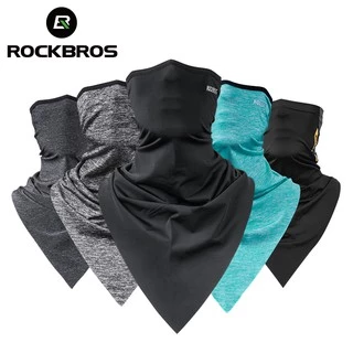 ROCKBROS Esporte Triângulo Cachecóis De Tecido Gelo Caminhada Sapatos De Ciclismo Bandanas De Cabeça Máscara Facial De Bicicleta