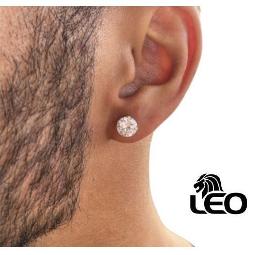 Flongo Orecchini A Lobo Tondi Unisex In Acciaio Inox Con Zirconia Cubica – Diametri 5, 7, 9 Mm, Color Oro – Gioielli Ecologici E Anallergici