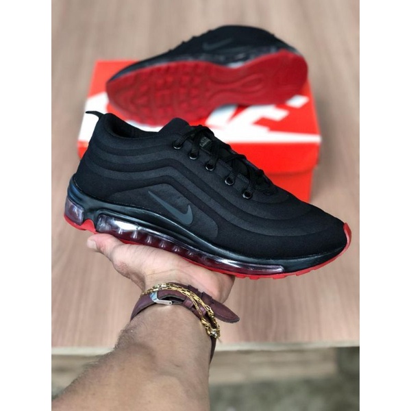 Tênis NIKE Air Max 97 Masculino - Preto Branco