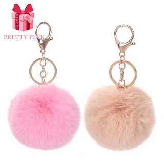 Atacado--12 Peças Chaveiros De Pompom Lote Com Variadas Presentear cores misturas em Oferta na Shopee