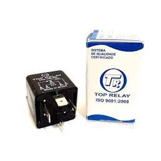 Rele Auxiliar Universal 4 Pinos 12v 40a Com Suporte