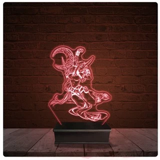 Abajur Luminária Acrílico Led - Soraka League Of Legends LOL