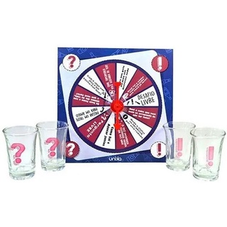 Kit Jogo Da Velha + Roleta Cassino Tequila Drink Destilado