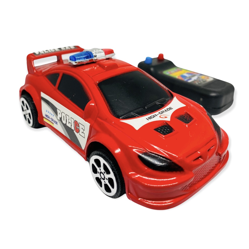 Carro controle remoto sem fio Polícia 1:32 – DM Toys