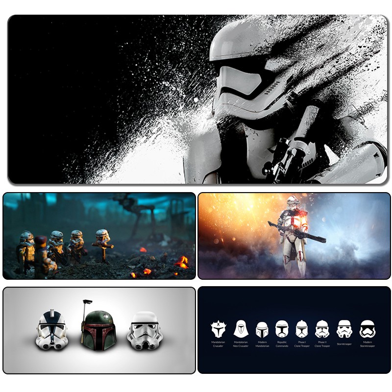 Mouse Pad Para Jogos Star Wars Tapede Escritório Grande 90 X 40