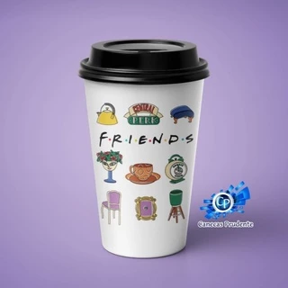 Copo com Tampa Bucks Friends (Diversos modelos)
