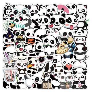 Adesivo Redondo Desenhos animados grandes personalizados da panda