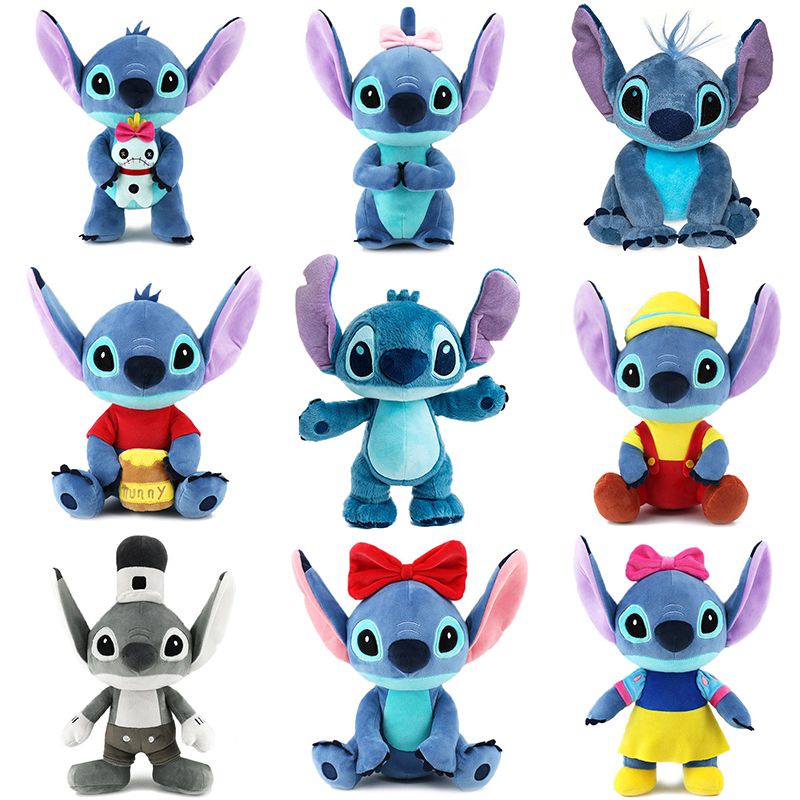 30cm Disney Lilo & Stitch Baby Recheado Peluche De Animais Presentes Bonitos