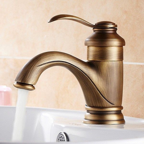 Misturador Monocomando Torneira Retrô Banheiro Lavabo Vintage Colonial ...