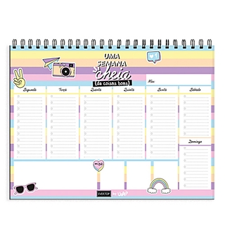 Bloco de Mesa Semanal EVERTOP A4