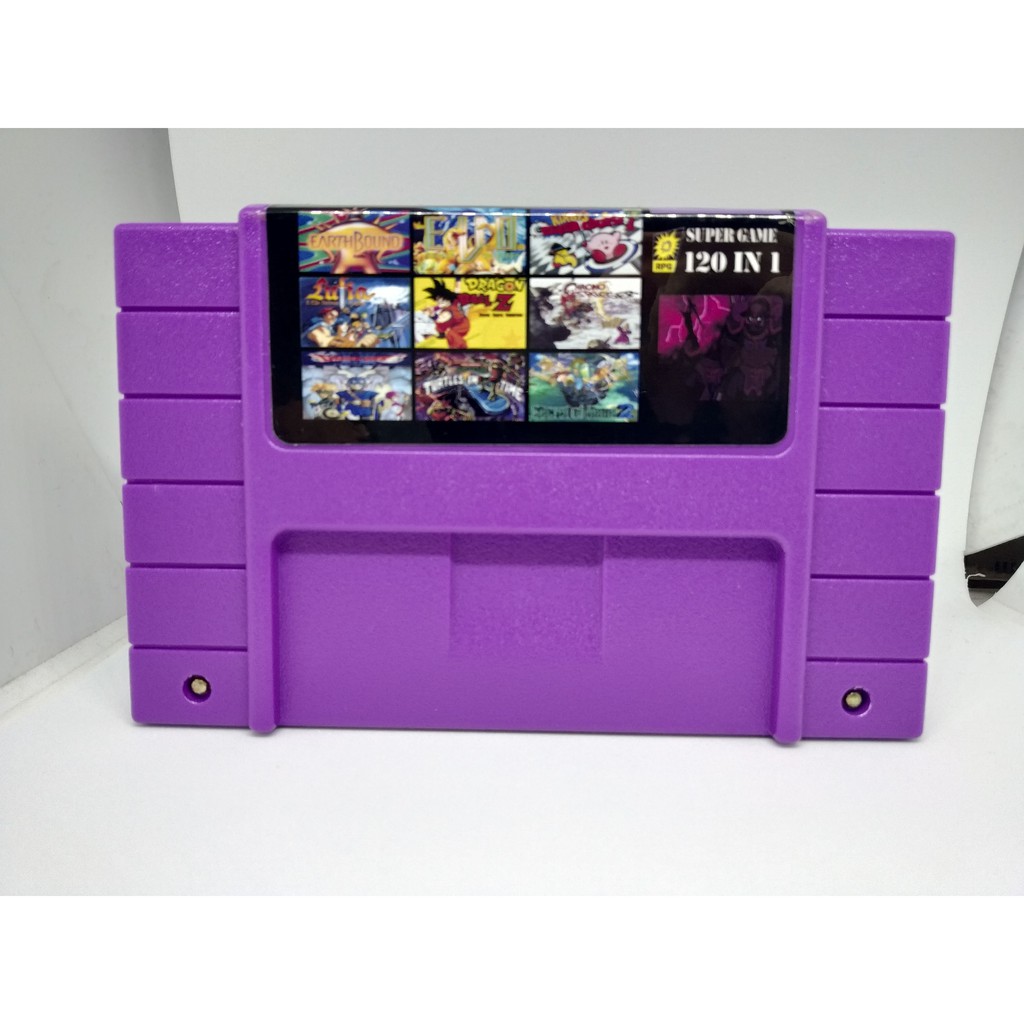 Fita Cartucho Super 120 In 1 Jogos Super Nintendo Salvando