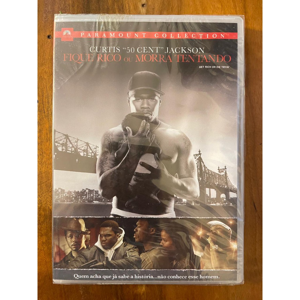 DVD Fique Rico ou Morra Tentando 50 Cent Lacrado Shopee Brasil