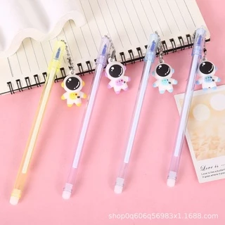 kit de 4/8/12/24 peças Caneta Gel Ponta Fina Formado Astronauta Pingente