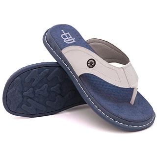 Sandália Antistress Chinelo Dedo Masculino Ortopédico Couro Legítimo Oferta