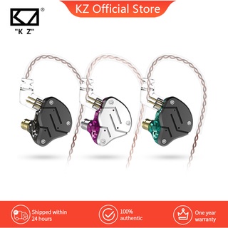 KZ Produto ZSN Tecnologia bass sports Jogos Fone De Ouvido Com Microfone Híbrido 0.75 Milímetros pin Plugue De 3.5mm