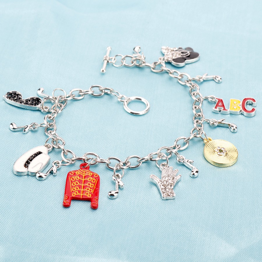 Pulseira Michael Jackson Moda Memorial - Pulseira Michael Jackson