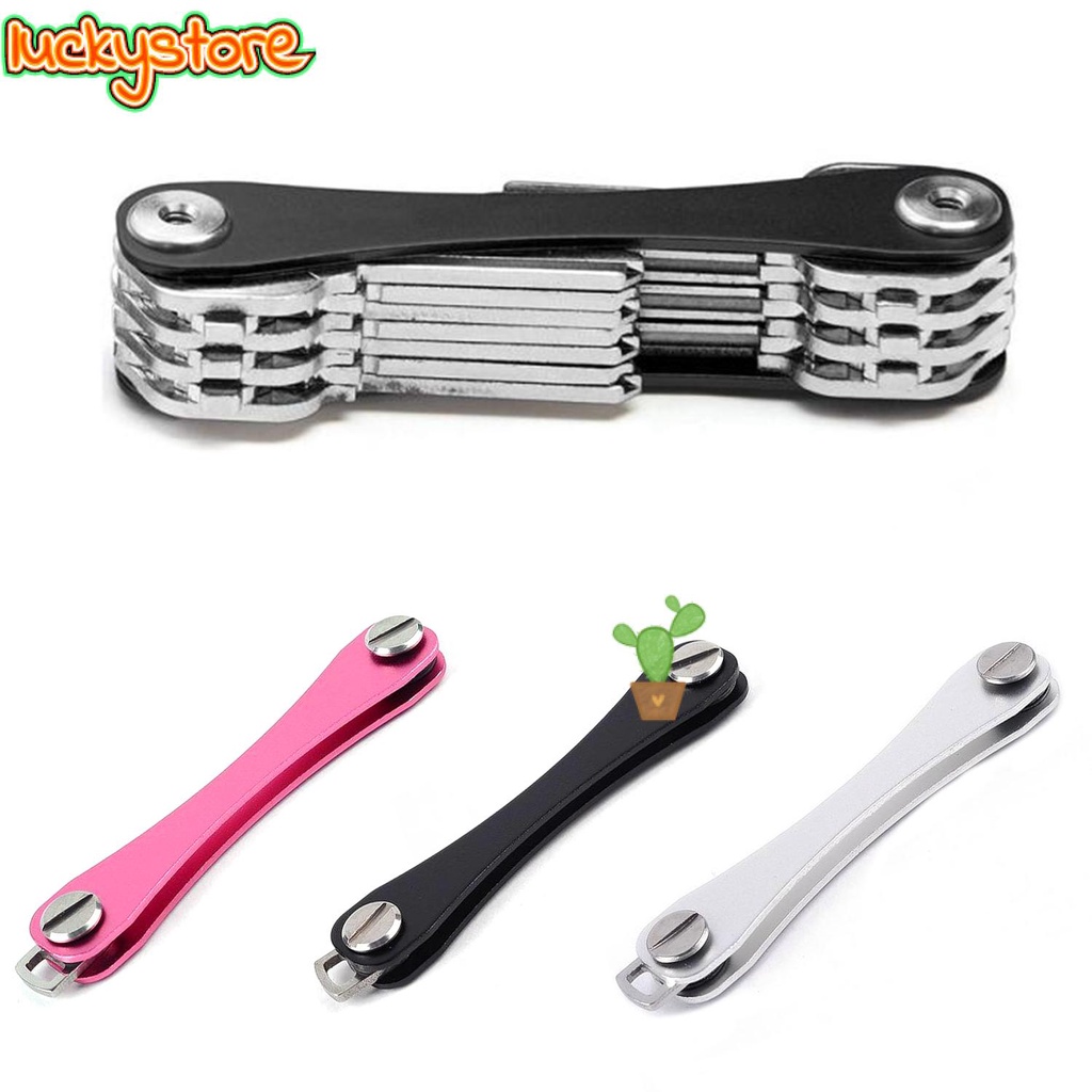 LS Decorative Mini Metal Case Smart Home Storage Keychain Key Organizer/Multicolor
