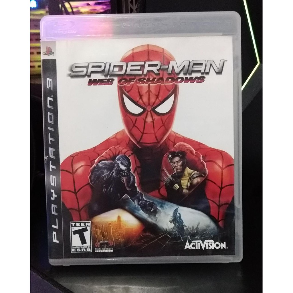 SPIDER-MAN WEB OF SHADOWS - PS3 MIDIA FISICA (USADO)