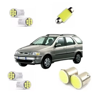 Kit Lâmpada Led Fiat Siena G2 2001 2002 2003 2004 2005/06/07