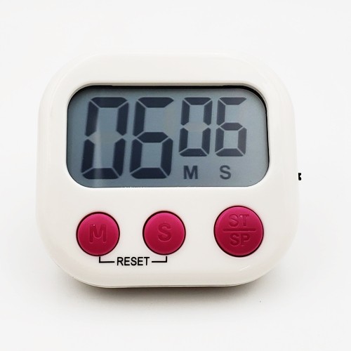 Timer Digital Com Imã Ideal Para Estudos Ou Treinos Etc Cor Branco Com ...