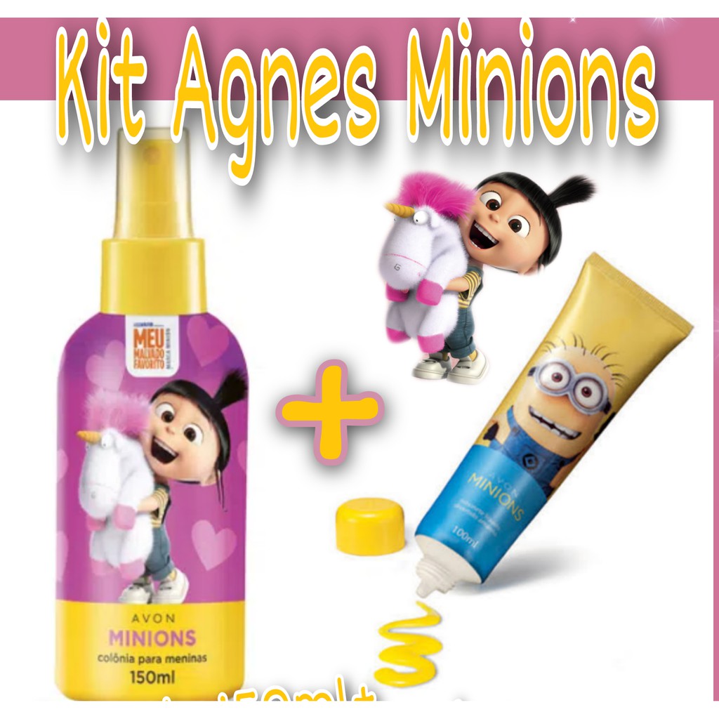 Col nia Avon Minions para Meninas Shopee Brasil