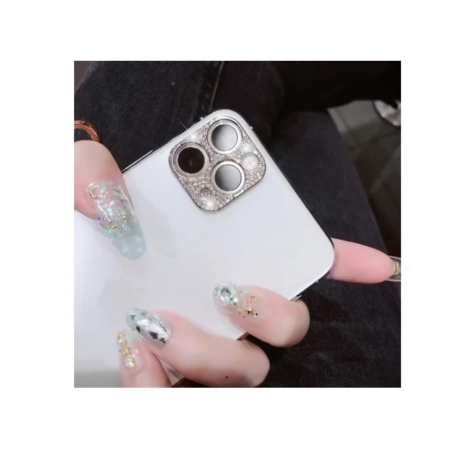 Custodia morbida per anello con specchio per viso Cristalli con strass