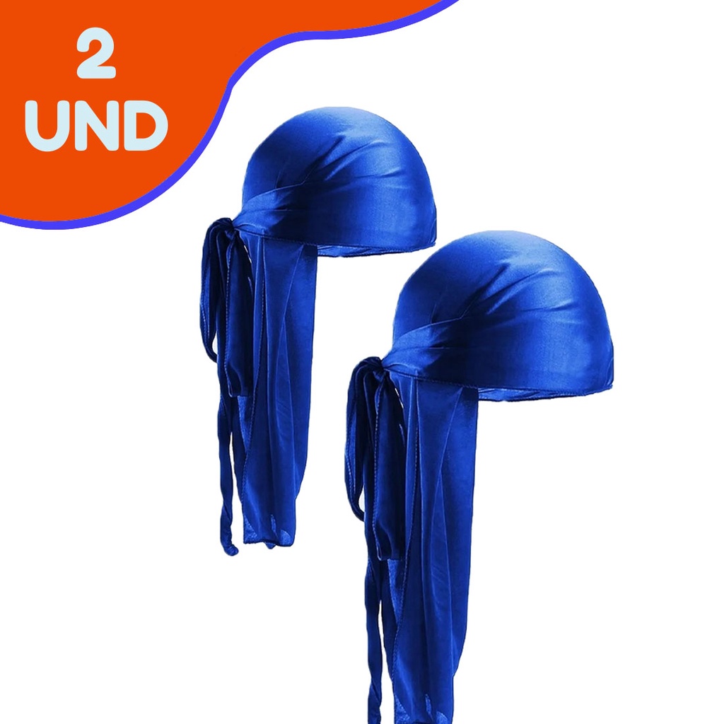 Pack Com 2 Und Bandana Durag Touca 360 Waves Shopee Brasil