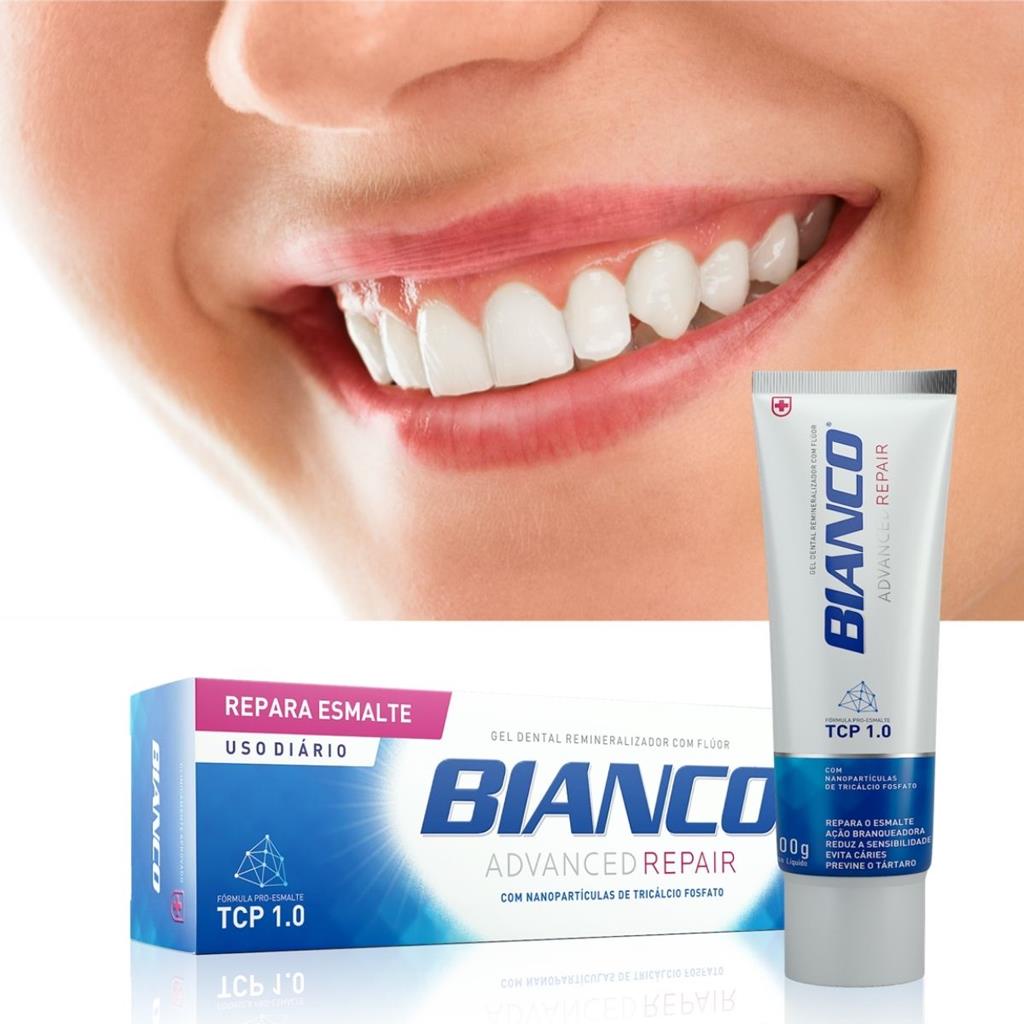 Pasta de Dente Bianco Advanced Repair Dentes Sensiveis 100g Shopee Brasil