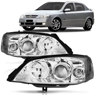 Par Farol Astra 2003 2004 2005 2006 2007 2008 2009 2010 2011 2012 Foco Duplo Cromado
